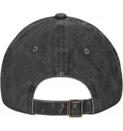 Gorilla Face Trucker Hat for Men Women Adjustable Washed Distressed Denim Hat Black Black $10.25 Baseball Caps