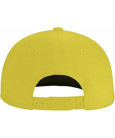 Hello Summer We Met Again Unisex Snapback Hat Classic Fashion Trucker Adjustable Brim Baseball Cap Yellow $9.78 Baseball Caps