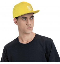 Hello Summer We Met Again Unisex Snapback Hat Classic Fashion Trucker Adjustable Brim Baseball Cap Yellow $9.78 Baseball Caps