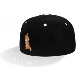 Lovely Kangaroo Snapback Hat for Men Women Baseball Cap Trucker Flat Bill Hats Dad Caps White $10.67 Baseball Caps