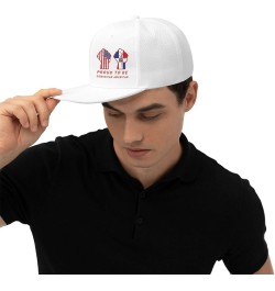 Snapback Baseball Cap Proud to Be Dominican USA Flag for Men Women White $10.28 Baseball Caps