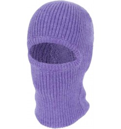 Fleece Gaiter Women Winter Cycling Full Face Neck Warmth New Winter Skiing Hood Set Head Knitted Wool Mens Ski Purple $9.90 S...