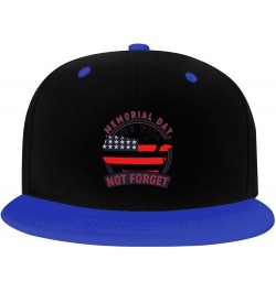 Memorial Day We Will Not Forget Snapback Hat for Men Women Baseball Cap Trucker Flat Bill Hats Dad Caps Blue $11.64 Baseball ...