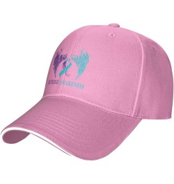 Vintage Wings Suicide Prevention Awareness Baseball Cap Trucker Dad Hat for Men Women Pink $10.76 Baseball Caps