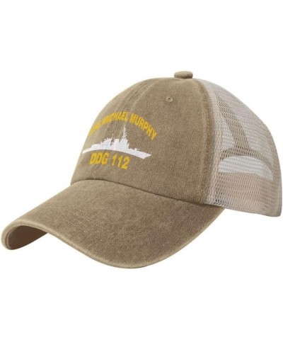 USS Michael Murphy DDG 112 Flag Baseball Caps-Denim Hats Cowboy Knit hat Fisherman's hat Natural $12.85 Baseball Caps