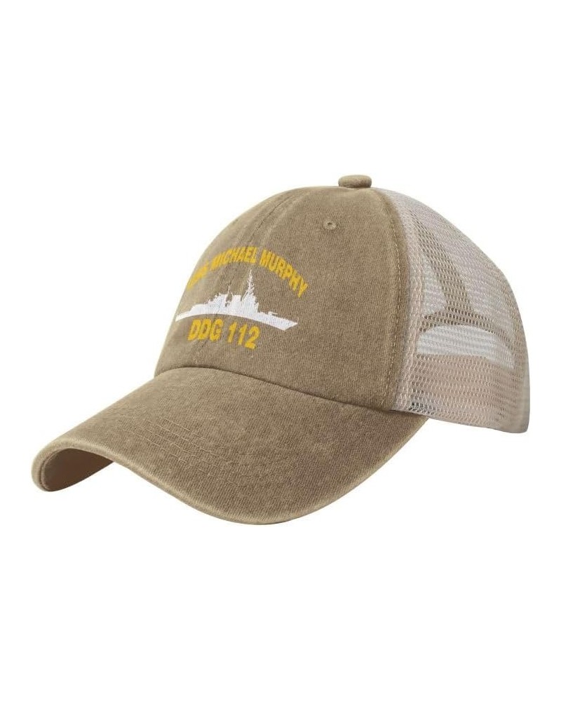 USS Michael Murphy DDG 112 Flag Baseball Caps-Denim Hats Cowboy Knit hat Fisherman's hat Natural $12.85 Baseball Caps