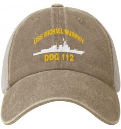 USS Michael Murphy DDG 112 Flag Baseball Caps-Denim Hats Cowboy Knit hat Fisherman's hat Natural $12.85 Baseball Caps