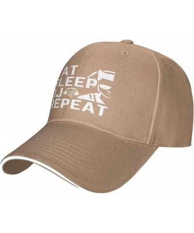 Eat Sleep Dj Repeat Hat for Men Women Baseball Cap Trucker Hat Dad Hat Natural $13.01 Baseball Caps