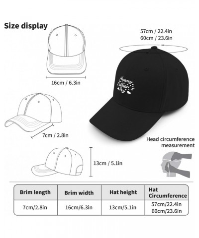 Happy Father's Day Sun Hat Army Hat AllBlack Hats for Women Fashionable Gifts for Him Go Cap $13.66 Sun Hats