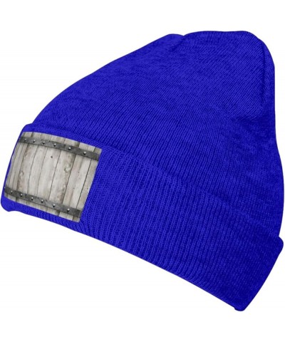 Barn Door1 Print Slouchy Beanie for Men Women Hip-Hop Soft Lightweight Running Beanie Adult Hats Blue $10.07 Skullies & Beanies