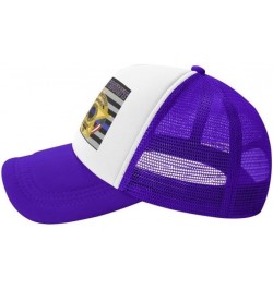 Sheriff Deputies in God We Trust1 Flag-Trucker Hats Denim Hats Cowboy Knit hat Baseball Caps Fisherman's hat Purple $16.47 Ba...