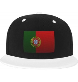 Flag of Portugal Knitting Effect Baseball Cap for Men Women Snapback Hat Adjustable Flat Bill Hats White $12.85 Baseball Caps