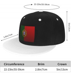 Flag of Portugal Knitting Effect Baseball Cap for Men Women Snapback Hat Adjustable Flat Bill Hats White $12.85 Baseball Caps