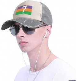 LGBT Pansexuality Omnisexuality Pride Flag Upgrade Your Style with Funny Adjustable Cotton Baseball Caps for Men and Women Gr...