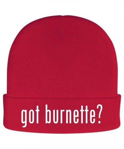 got burnette? - Soft Adult Beanie Cap Red $17.18 Skullies & Beanies