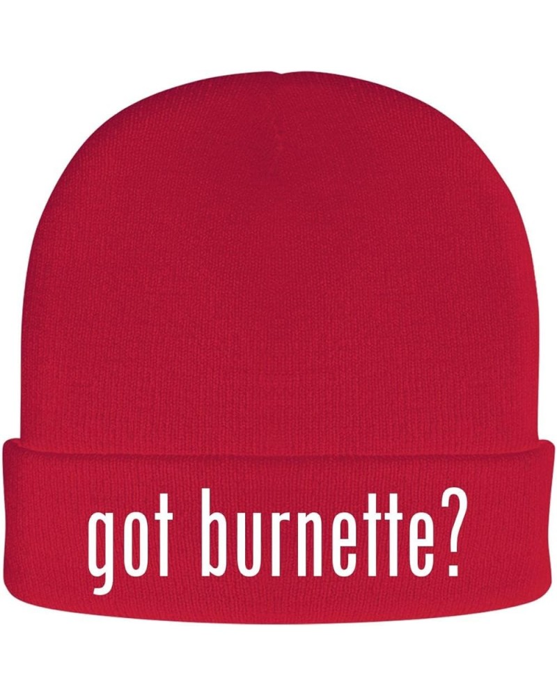 got burnette? - Soft Adult Beanie Cap Red $17.18 Skullies & Beanies