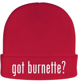 got burnette? - Soft Adult Beanie Cap Red $17.18 Skullies & Beanies