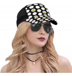 Rubber Duck Swimming Curved Brim Mesh Baseball Cap Casual Sun Hat All Seasons for Unisex Polka Dot Shower Duck $11.20 Basebal...