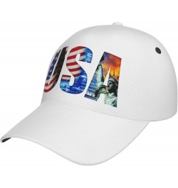 USA Flag Baseball Cap Bald Eagle Patriotic Hat for Men Women, Independence Day Baseball Hat Unisex Usa American Flag 10 $14.1...