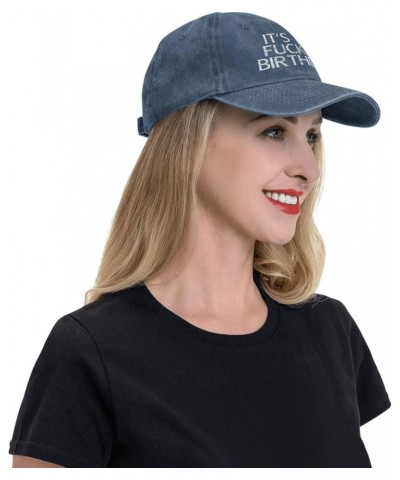 It's My Fucking Birthday Funny Baseball Cap Trucker Hats Sports Hat Men Women Navy Blue $11.92 Cowboy Hats