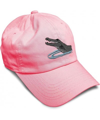 Soft Baseball Cap Wildlife Alligator Crocodile Reptile Wild Animals Antelope Cotton Dad Hats for Men & Women Coral Design Onl...