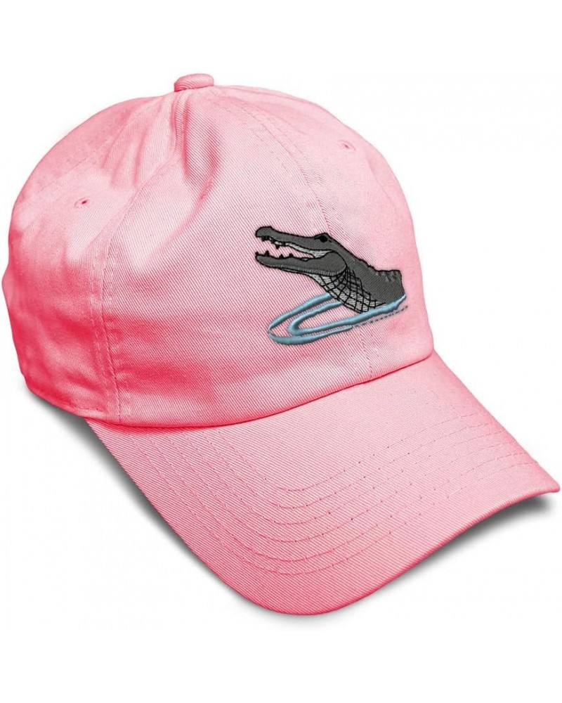 Soft Baseball Cap Wildlife Alligator Crocodile Reptile Wild Animals Antelope Cotton Dad Hats for Men & Women Coral Design Onl...