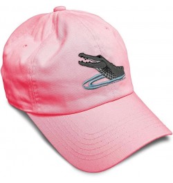 Soft Baseball Cap Wildlife Alligator Crocodile Reptile Wild Animals Antelope Cotton Dad Hats for Men & Women Coral Design Onl...