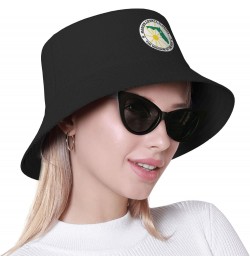 Seal of Marion County, Florida Bucket Hat for Men Women Outdoor Summer Beach Travel Fishing Cap Black $14.89 Bucket Hats