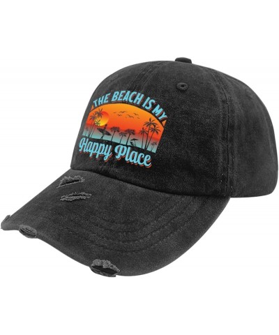 Man Tree Palm Beach Surfboard Sunset Golf hat Trucker hat Women AllBlack Trucker Hats Women Gifts for Grandpa Allblack $11.96...