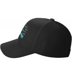 Cervical Cancer Awareness Ribbon Hat Adult Adjustable Classic Casquette hat Baseball Cap Black $9.56 Rain Hats