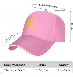 Alaska est 1959 Baseball Caps Men Hats for Women Dad Hat Ball Hat Adjustable Trucker Hat Cowboy Hat Pink $10.07 Baseball Caps