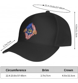 Hand Tear Flag of New York Baseball Cap for Men Women Adjustable Dad Hat Outdoor Casual Trucker Caps Sun Hats Black $12.71 Ba...