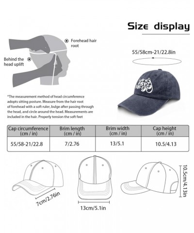 Here Fishy Fishy Fishy Baseball Cap Mens Cap Pigment Black Hat for Women Gifts for Boyfriends Baseball Cap Navy Blue $11.39 S...