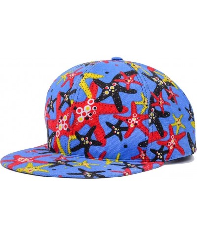 Men's Spring Summer Denim Baseball Cap Outdoor Casual Sun Hat Fashion Visor New Flower Print Baseball Cap (Color : 02, Size :...