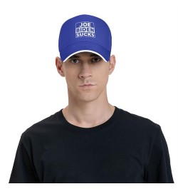 Joe Biden Sucks Hat Black Dad Hats Men Women Adjustable Fashion Sandwich Baseball Cap Blue $10.41 Baseball Caps