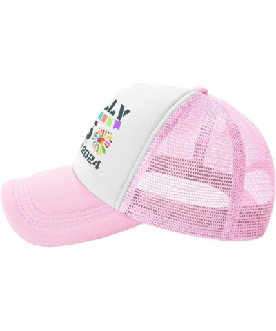 Leap-Year Hat Leap-Year 15 Finally 15 Years Old Hat 2024 Birthday Hunting Mesh Cap Trucker Hat Baseball Cap Pink $9.23 Baseba...