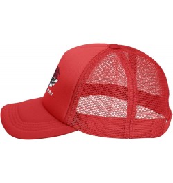 Trucker Hat Mesh Baseball Cap Adjustable Dad Hat Unisex Red $8.56 Baseball Caps