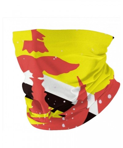 Brunei Flag Bandana Neck Gaiter Face Mask with 5layers Filters $15.03 Balaclavas