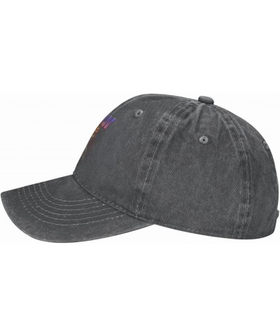 Denim Hat Baseball Cap Distressed Trucker Hat Adjustable Dad Hats for Men and Women Black Deep Heather $9.02 Baseball Caps