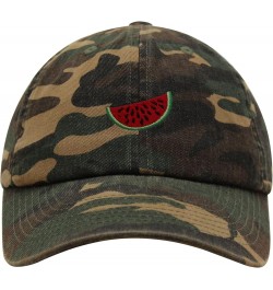 Watermelon Premium Dad Hat Embroidered Baseball Cap Farmers Organic Green Camo $12.49 Baseball Caps