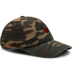 Watermelon Premium Dad Hat Embroidered Baseball Cap Farmers Organic Green Camo $12.49 Baseball Caps