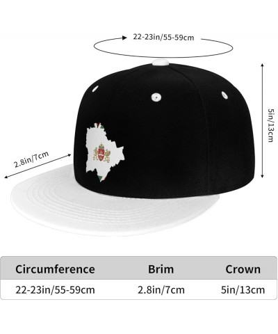 Flag Map of Budapest Snapback Hat for Men Women Baseball Cap Trucker Flat Bill Hats Dad Caps White $13.57 Baseball Caps