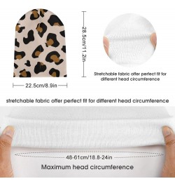 Leopard Beanie Hat Winter Full Print Knitted Hat Soft Comfortable Cap Headwear Casual Women Men Style-12 $10.35 Skullies & Be...