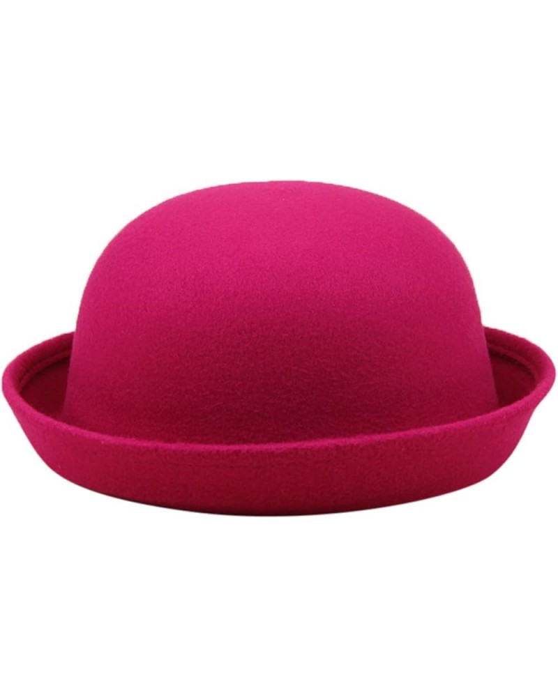 Beret Hat for Women, Women Beret Hat, French Style Beret Hat Winter Fashion Warm Wool Lined Knit Cap Hot Pink-a $6.23 Fedoras