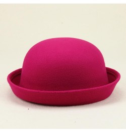 Beret Hat for Women, Women Beret Hat, French Style Beret Hat Winter Fashion Warm Wool Lined Knit Cap Hot Pink-a $6.23 Fedoras