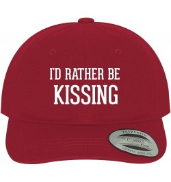 I'd Rather Be Kissing - Soft Dad Hat Baseball Cap Red $22.38 Baseball Caps