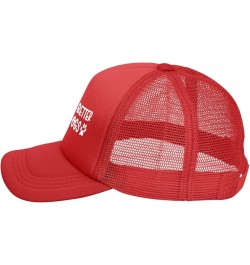 Life is Better with Dogs Hat Trucker Mesh Baseball Cap Men Women Red $11.33 Baseball Caps