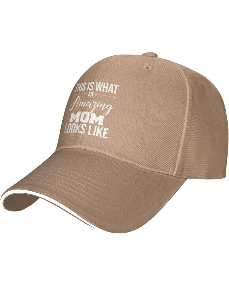 This is What an Amazing Mom Looks Like Baseball Cap Men Hats Sun hat for Women Cowboy hat Dad Hat Trucker hat Black Natural $...