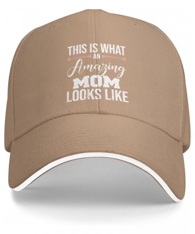 This is What an Amazing Mom Looks Like Baseball Cap Men Hats Sun hat for Women Cowboy hat Dad Hat Trucker hat Black Natural $...