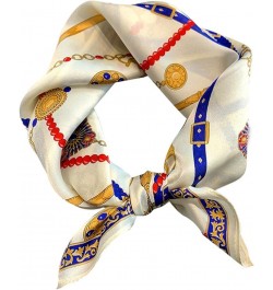 Multi-use Scarfs Silk Scarf Age-reducing Fashion Small Square Print Mulberry Silk Scarf for Women 1 $35.07 Scarves